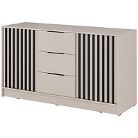 Komoda Nelly 3D Kašmír/čierny pop