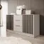 Komoda Nelly 3D Kašmír/čierny pop,3