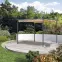 Záhradný pavilón / pergola 2,6x2,6x2,2 m béžová,3