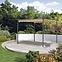 Záhradný pavilón / pergola 2,6x2,6x2,2 m béžová,3