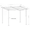 Záhradný pavilón / pergola 2,6x2,6x2,2 m béžová,2