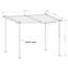 Záhradný pavilón / pergola 2,6x2,6x2,2 m béžová,2