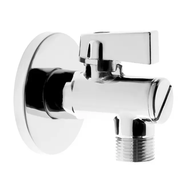 Rohový guľový ventil  1/2” x 3/4”  s rozetou a filtrom Z1234KF