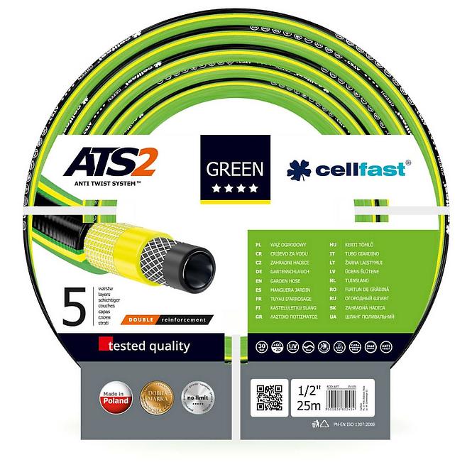 Záhradná hadica green ATS 5 vrstiev 1/2 25MB 15-100
