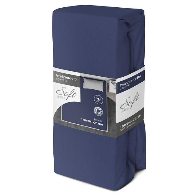 Plachta jersey s gumičkou 90x200 granátová