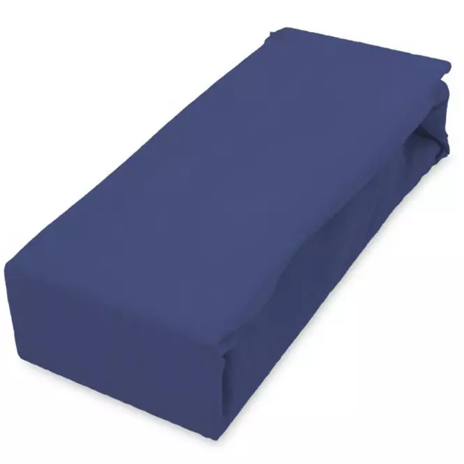Plachta jersey s gumičkou 140x200 granátová