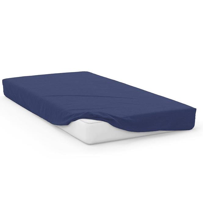 Plachta jersey s gumičkou 200x220 granátová