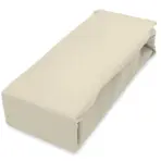 Plachta jersey s gumičkou 90x200 krémová