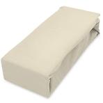 Plachta jersey s gumičkou 200x220 krémová