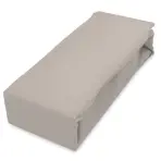 Plachta jersey s gumičkou 90x200 sivá