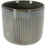 Zelený porcelánový kvetináč