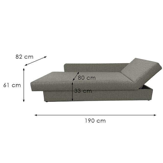 Sedačka Karol s operadlom P Barrel 92