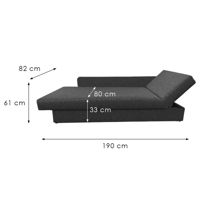 Sedačka Karol s operadlom P Barrel 99,5
