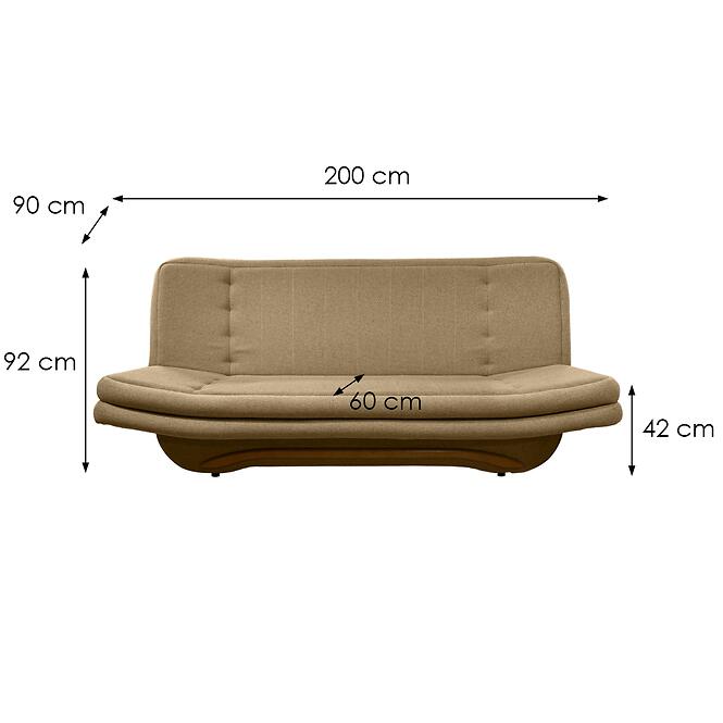 Pohovka Lodka drevo Opium 12