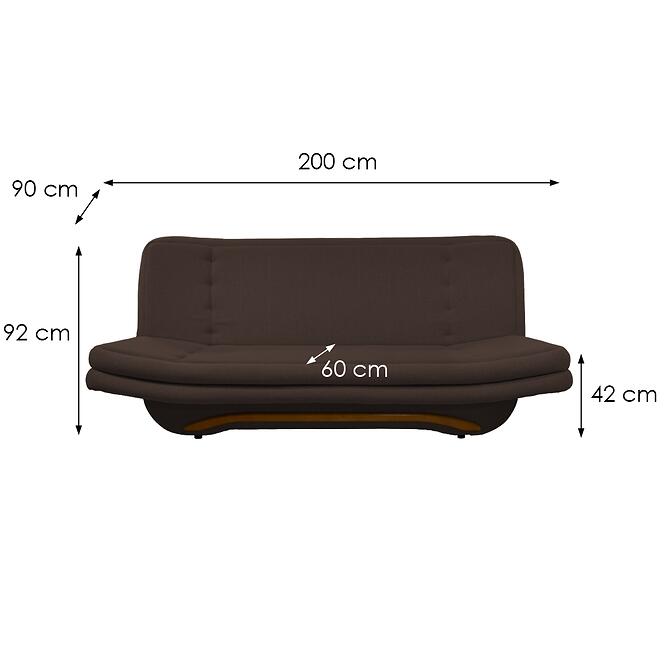 Pohovka Lodka drevo Opium 28