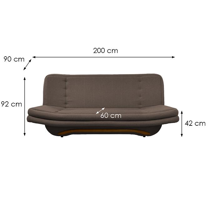 Pohovka Lodka drevo Opium 24,3