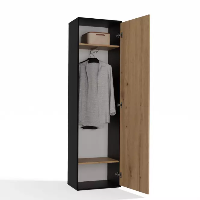 Skriňa So zrkadlom Duo Antracitt/Artisan