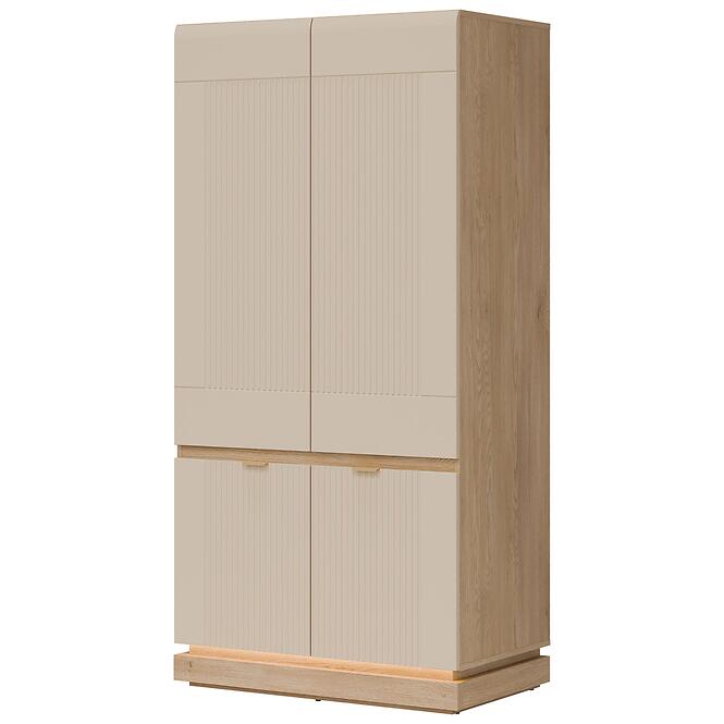 Skriňa 2d Milton Ml08 Cashmere,3