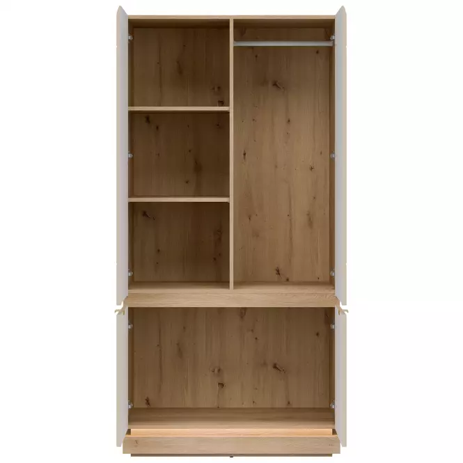 Skriňa 2d Milton Ml08 Dub Crem Torro Kremona