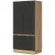 Skriňa 2d  Milton Ml08 Dub Crem Torro Antracit,3