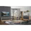 Vitrína Nízka Milton Ml04 Dub Crem Torro Antracit,8