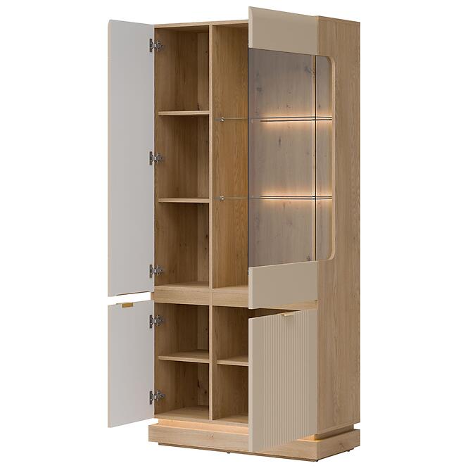 Vitrína Milton Ml06 Cashmere,4