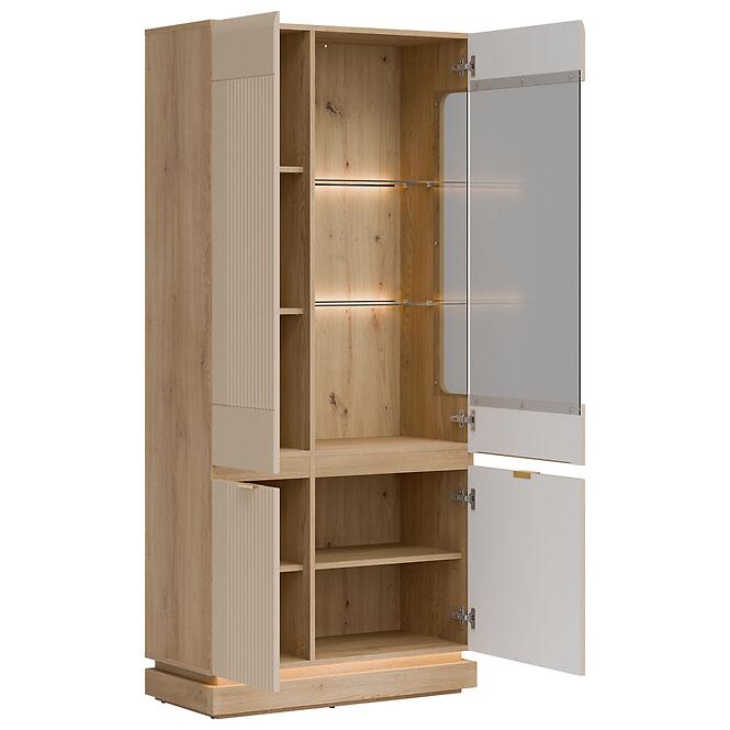 Vitrína Milton Ml06 Cashmere,7