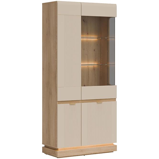 Vitrína Milton Ml06 Dub Crem Torro Kremona,6