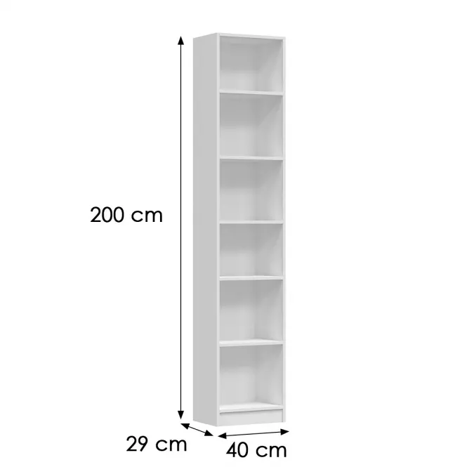 Vitrína 40cm Pafos Biela