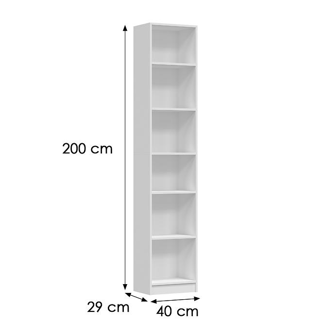 Vitrína 40cm Pafos Biela