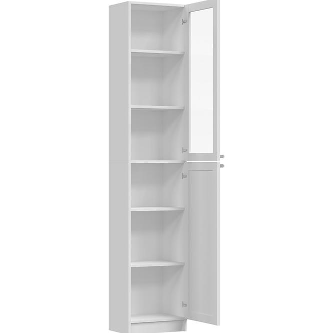 Vitrína 40cm Pafos Biela Hdf