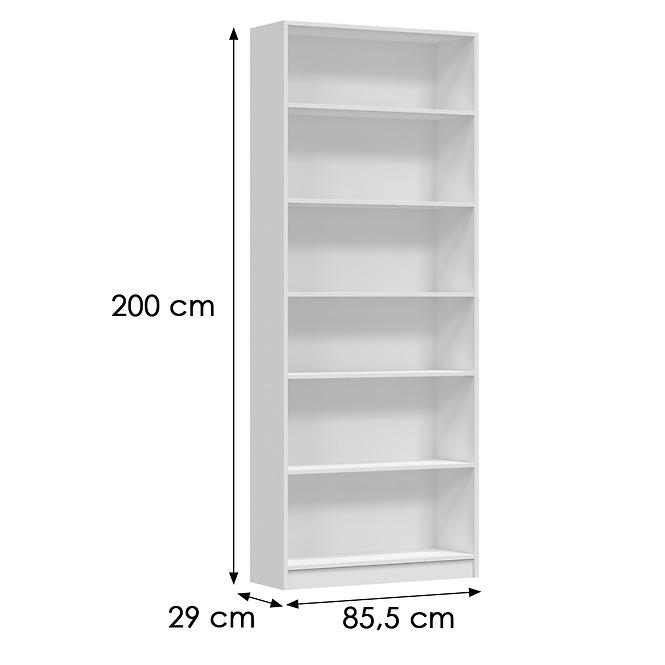 Vitrína 80cm Pafos Biela,2