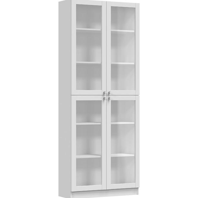 Vitrína 80cm Pafos Biela 4