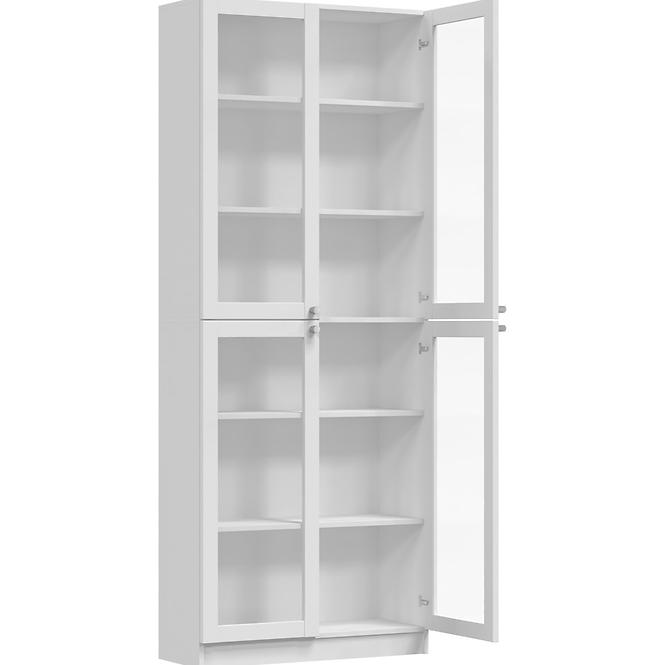 Vitrína 80cm Pafos Biela 4