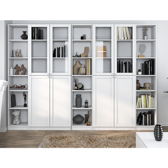 Vitrína 80cm Pafos Biela 2 2 Hdf,5