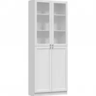 Vitrína 80cm Pafos Biela 2 2 Hdf