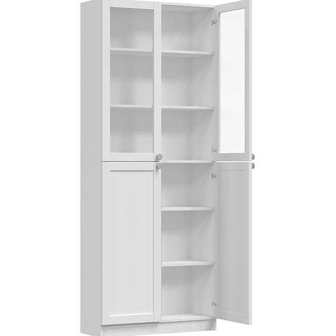 Vitrína 80cm Pafos Biela 2 2 Hdf