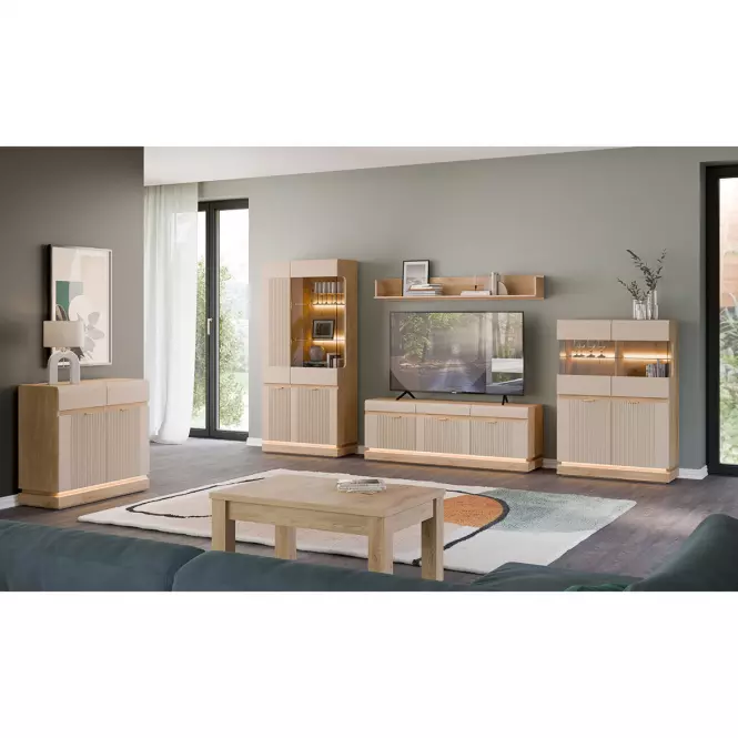 TV stolík Milton Ml01 Dub Crem Torro Kremona
