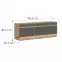 TV stolík Milton Ml01 Dub Crem Torro Sivá,2
