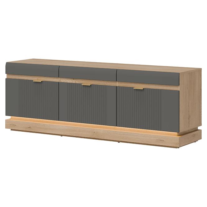 TV stolík Milton Ml01 Dub Crem Torro Sivá