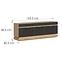 TV stolík Milton Ml01 Dub Crem Torro Antracit,2