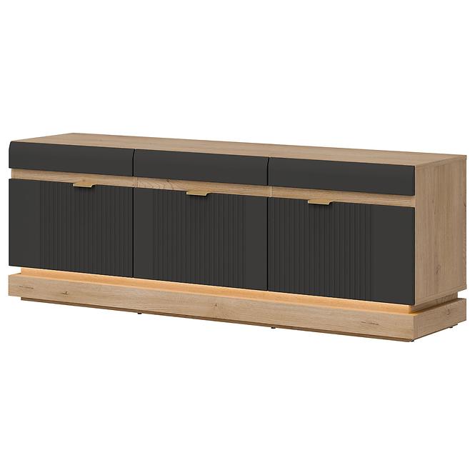 TV stolík Milton Ml01 Dub Crem Torro Antracit