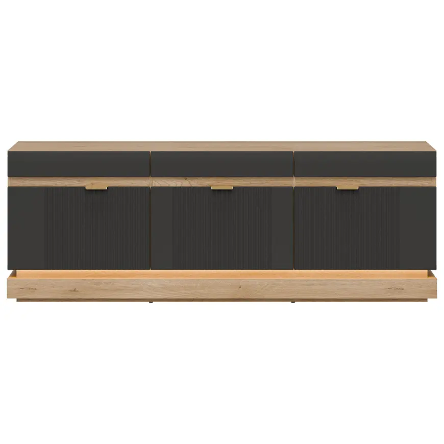 TV stolík Milton Ml01 Dub Crem Torro Antracit