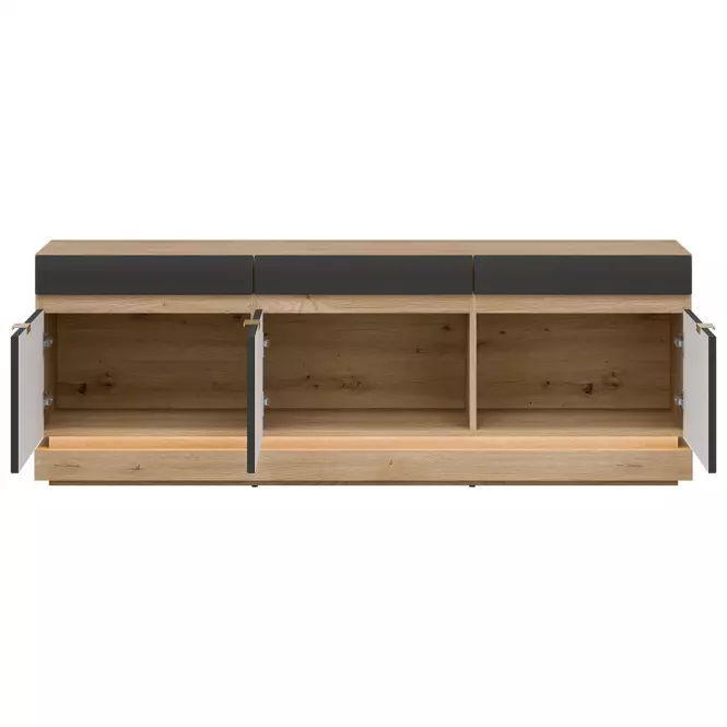 TV stolík Milton Ml01 Dub Crem Torro Antracit,5