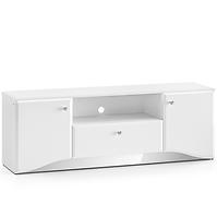 TV stolík Glamour 03 Lesklá biela
