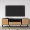 TV stolík Toscania 06 Dub Dune/Čierny popol/sklo,5