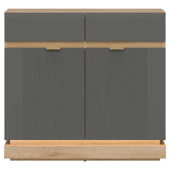Komoda Milton ML02 dub crem torro sivý,3