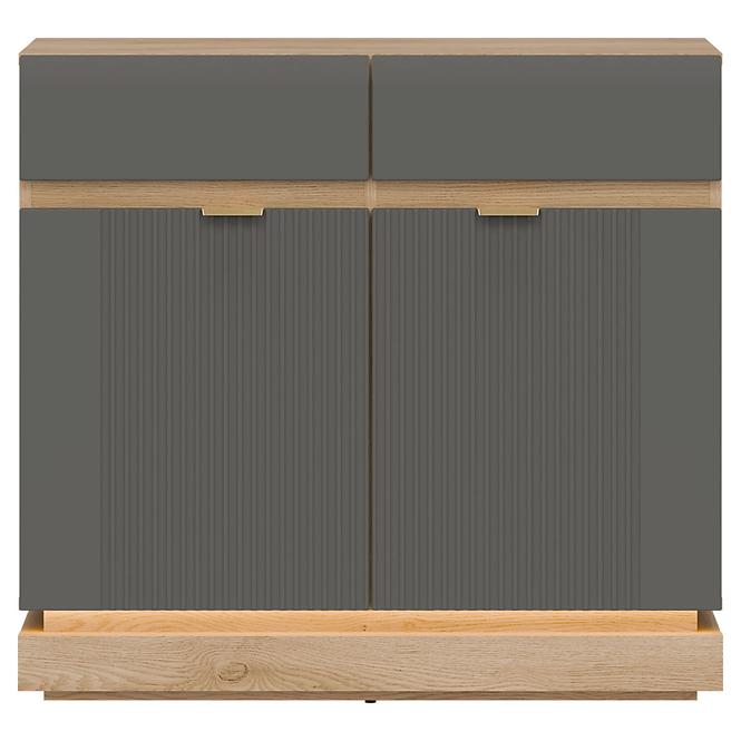 Komoda Milton ML02 dub crem torro sivý,3
