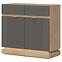 Komoda Milton ML02 dub crem torro sivý,4