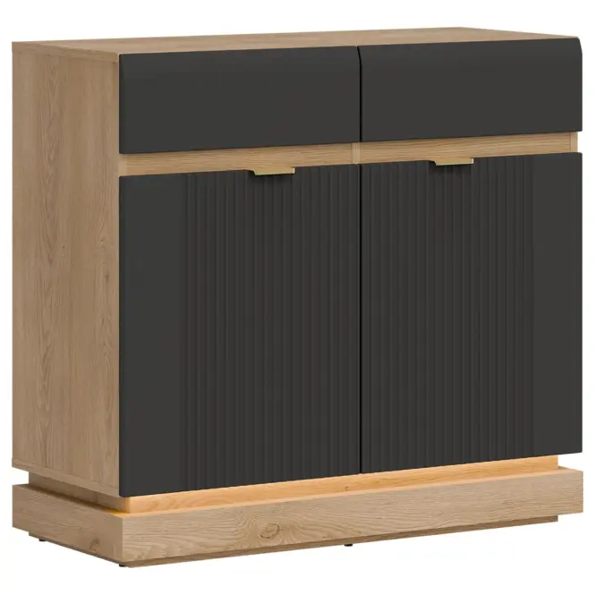 Komoda Milton ML02 dub crem torro antracit